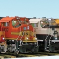 Locomotive lineup.