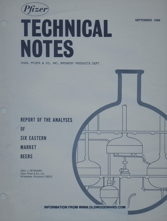 Brewer Brad's technical notes from the archives.