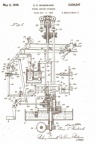 Elmer E. Woodward's first hydraulic diesel engine governor patent from 91 years ago in 1933.