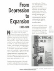 From Depression to Expansion.  1930-1939.