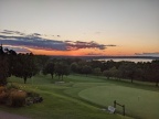 Enjoying the sunset at Blackhawk Country Club.