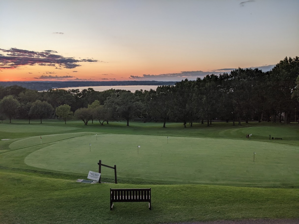 Overlooking Lake Mendota at Blackhawk Country Club.