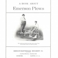 A BOOK ABOUT EMERSON PLOWS.