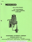 THE WOODWARD RAPID LOAD CONTROL AUXILIARY.  BULLETIN 07020C.